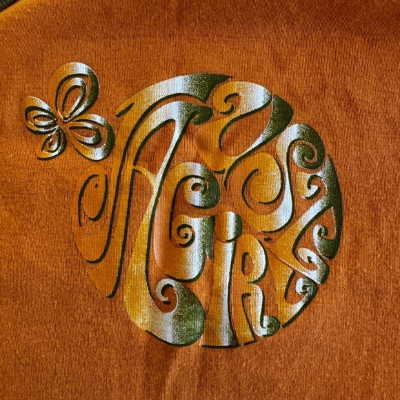 Original Y2K La Senza Girl Halter Top - Orange/Olive - Size L fits like a S - Picture 4 of 5